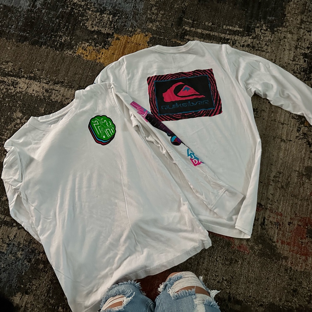 Boys XL Jordan and Quicksikver Shirts